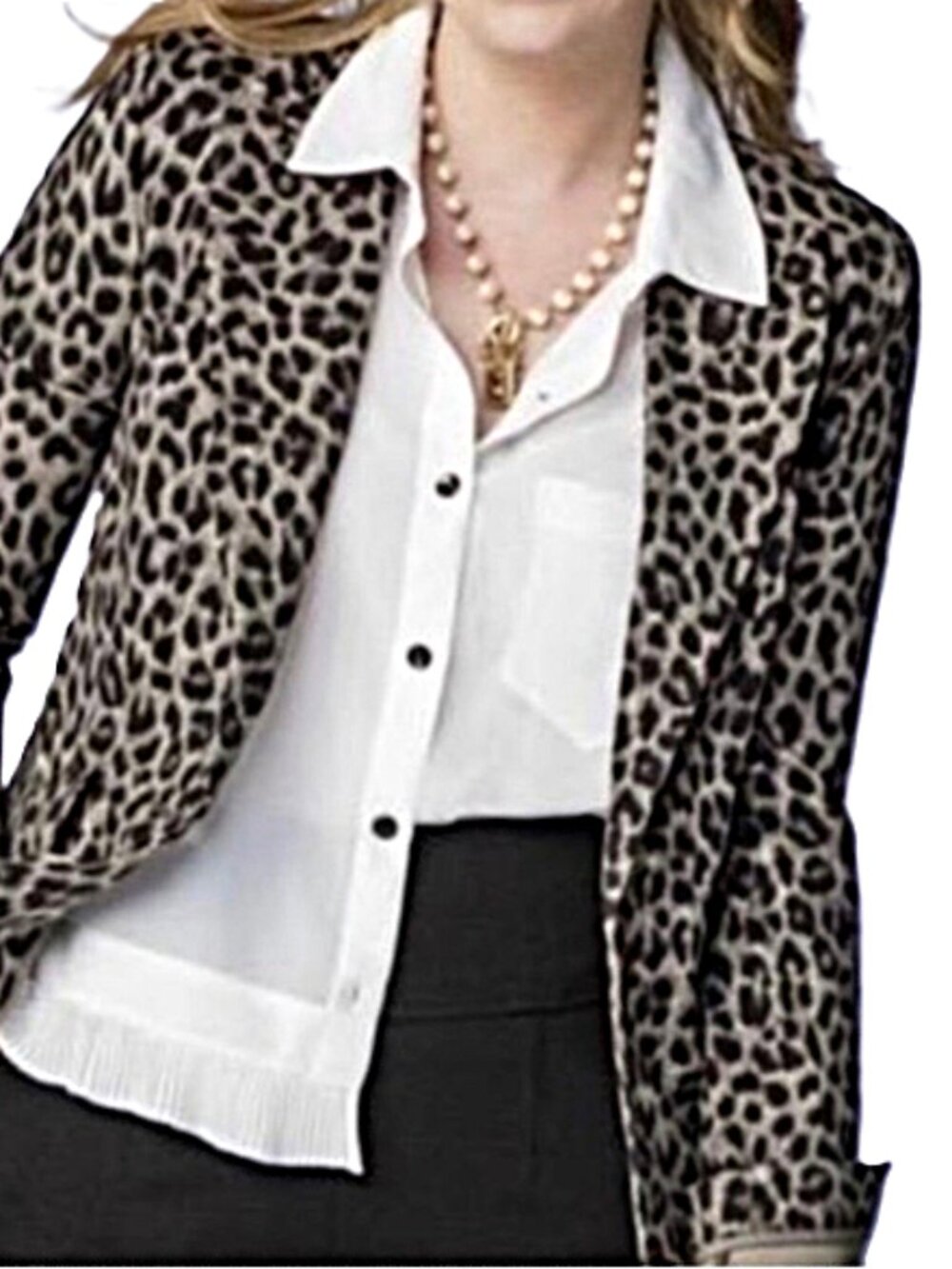 Cabi Jungle Jacket leopard print blazer #3373 size 4